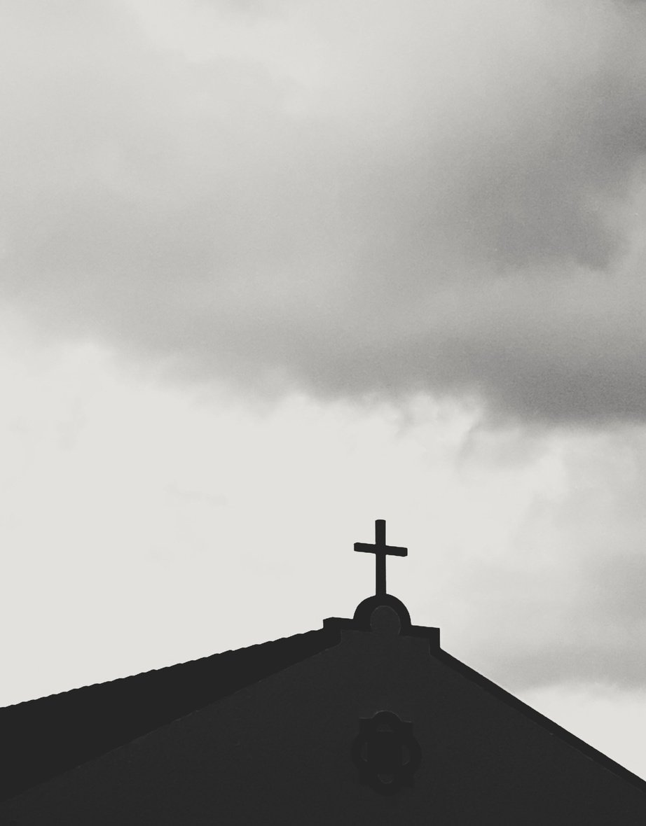 Church Under a Cloudy Sky